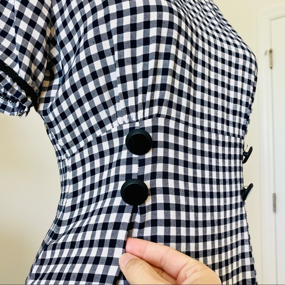 Vintage 80’s/90’s Buffalo Plaid Dress - Picture 7 of 16